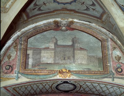 Dettaglio di un soffitto, Villa Medicea di Careggi da Michelozzo di Bartolommeo